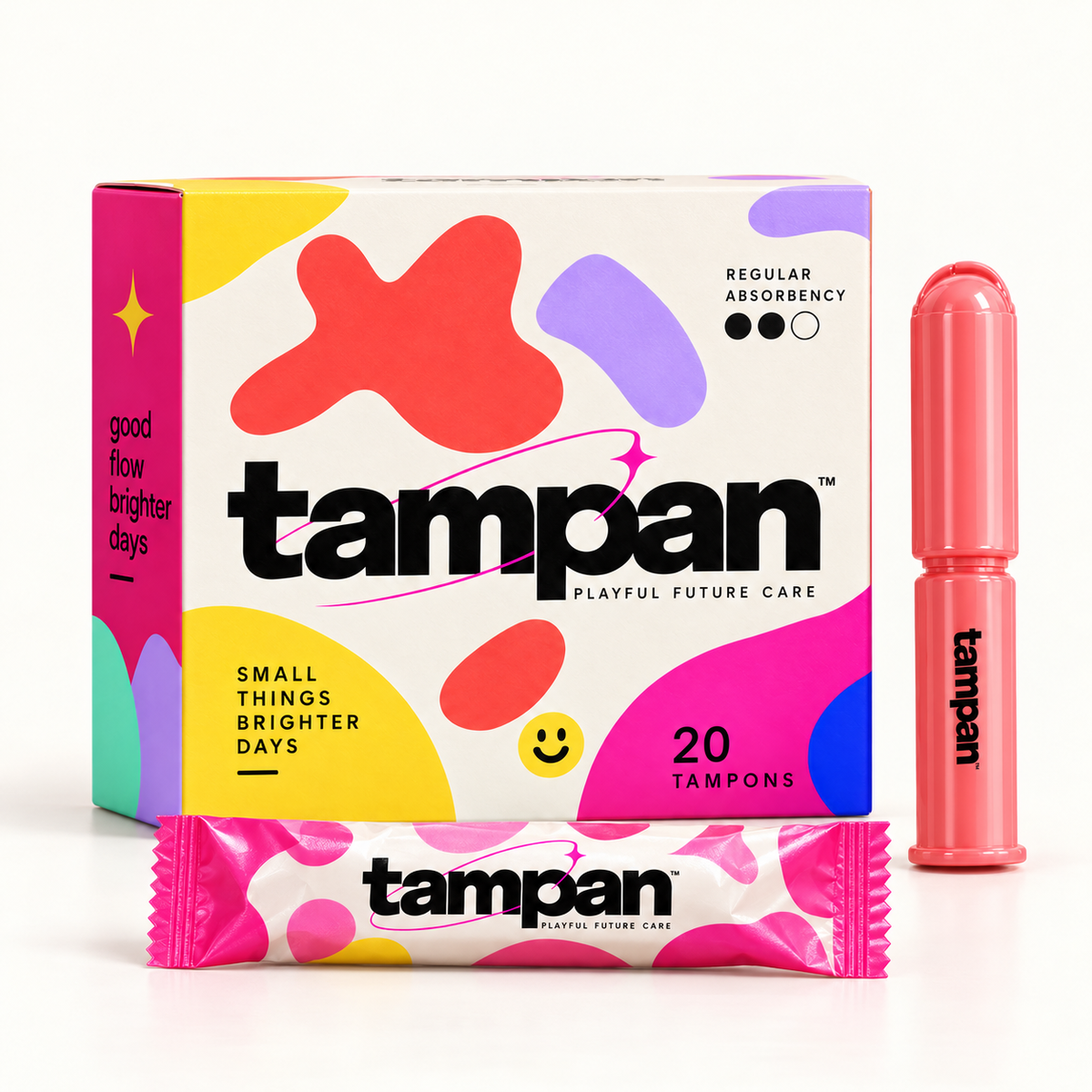 Tampan™ Regular Tampons — 20 Pack | Playful Future Care