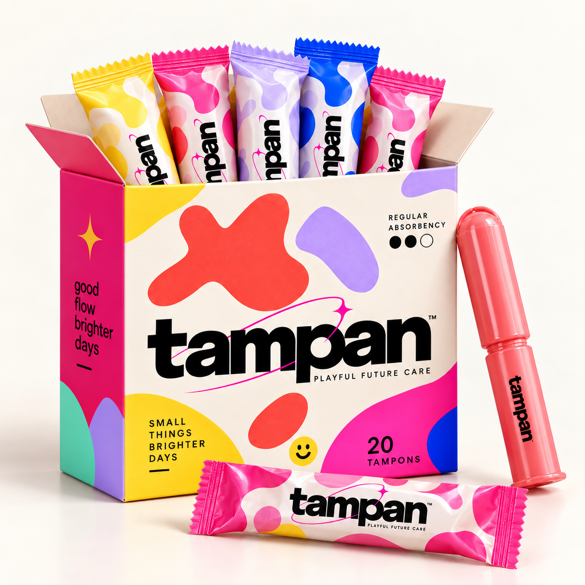 Tampan™ Regular Tampons — 20 Pack | Playful Future Care